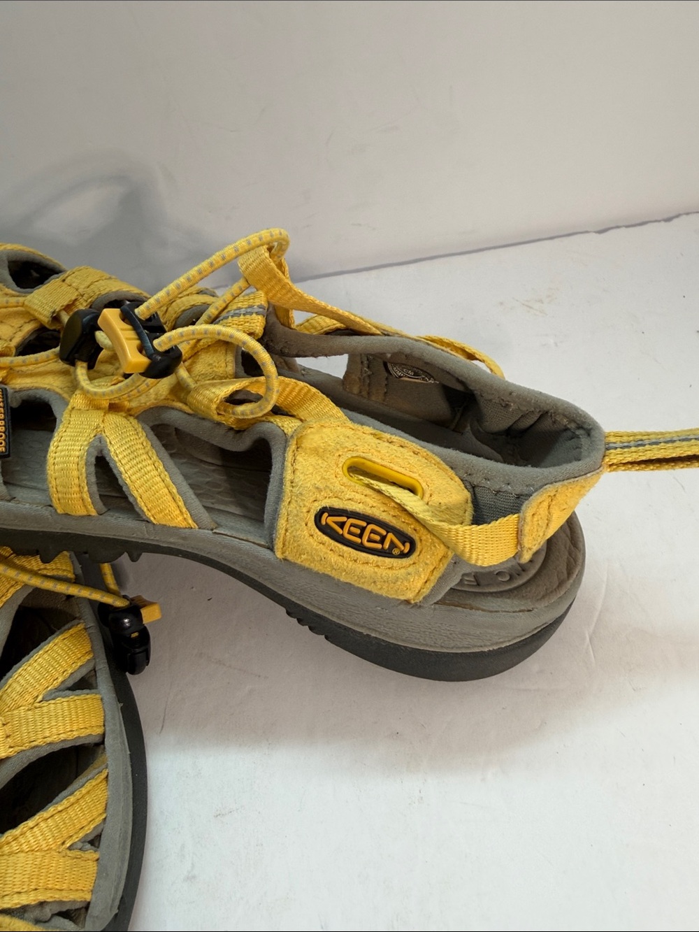 Keen Yellow and Gray Women's Strappy Outdoor Sandals - Picture 4 of 7